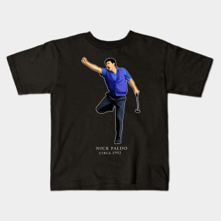 Nick Faldo Golf Legend - Circa 1995 Kids T-Shirt